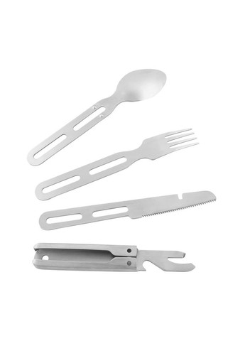 Набір столового приладдя Cutlery Set II Сріблястий Tatonka (312485172)