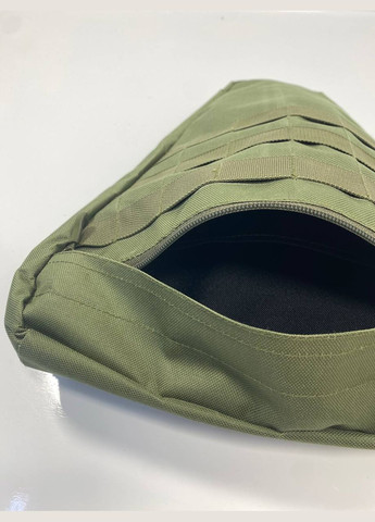Напашник (Vel) Х Tac з MOLLE-системою Oxford 600D 31см Олива (5024577) Clefers (327072175)