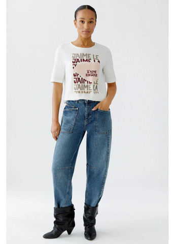 Жіноча футболка Біла Oui - (366420869)