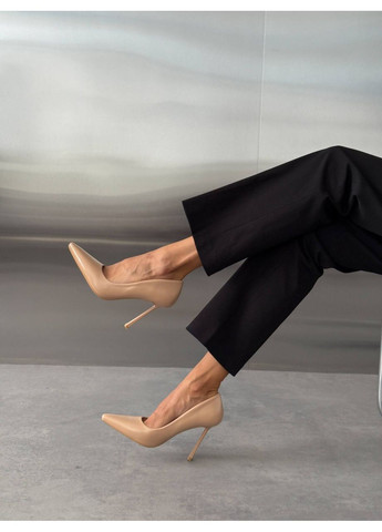 Helen Элегантные туфли на высоком каблуке бежевый з искусственная кожа, украина — (353966506)