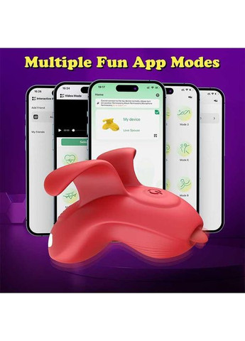 Кліторальний смарт-вібратор силіконовий з акумулятором для жінок 71 мм Love Spouse (366732762)