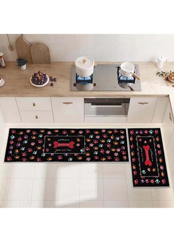 Набір килимків для кухні та ванної 120×40 см і 60×40 см водонепроникні, протиковзні, м'які, декоративні Kitchen Master (368877943)