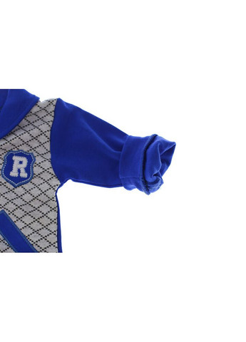 Синій демісезонний костюм із довгим рукавом для хлопчика трикотажний r синій 80 см (33818) BABYKROHA