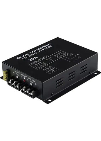 Автомобильный преобразователь DC24-12 80A No Brand (332634234)