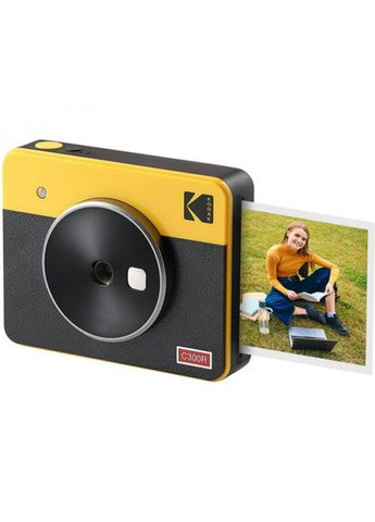 Набор камера мгновенной печати Minishot Combo 3 Retro Yellow + чехол (Black) + фотопленка 30 шт. Kodak (365721040)