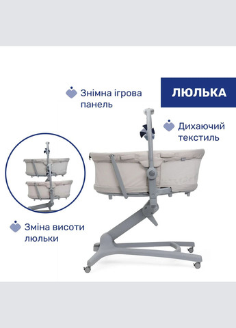 Ліжечко-стільчик 5 в 1 Baby Hug Pro Chicco (365868102)