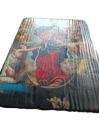 Деревянная икона-панно Божья Матерь Handmade підставка (294613552)