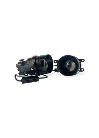 Bi-LED лінзи ПТФ 3.0" трикольорові A1 для Aygo (_B1_) 2005-2014 90W 8000Lm 3000K/4500K/5500K з дальнім світлом Toyota (390100934)