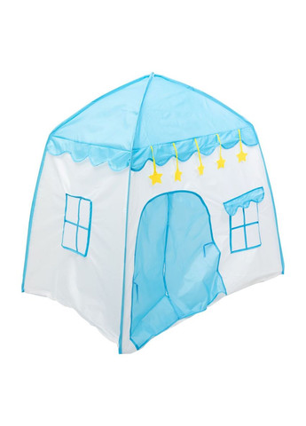 Детская игровая палатка домик для детей голубая 125х100х120 см палатка для игр и отдыха ProDobro (364190003)