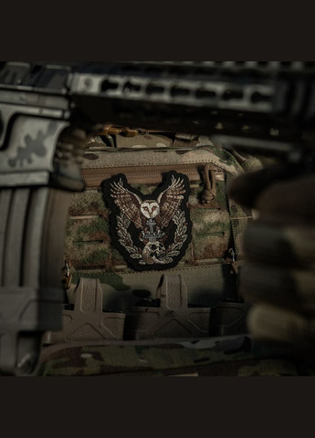 Нашивка Сова (вишивка) Black M-TAC (315047522)