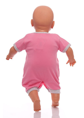 Пісочник з боді для дівчинки дракон рожевий інтерлок 74 см (27116) BABYKROHA (297200447)