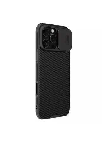 Карбоновая накладка CamShield Pro Magnetic для Apple iPhone 16 Pro (6.3") Black Nillkin (382778530)