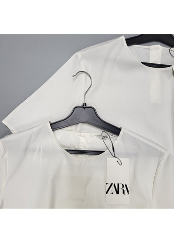 Белая блузка 4437/253/251 Zara