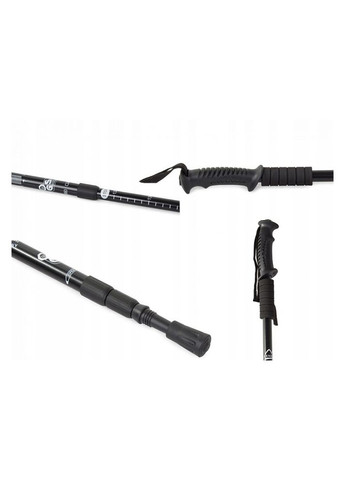 Палка для скандинавской ходьбы Energia черная 1 шт EasyFit (357207701)