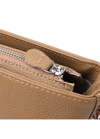 Женская кожаная сумка на плечо для повседневной носки 22912 Бежевый Vintage (356452092)