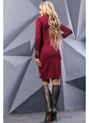 Темно-червона сукня 891.2426 Seventeen