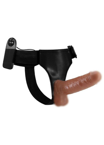 Фалоімітатор з вібратором на ремені страпон 16 см Ultra Passionate Harness LyBaile (317747987)