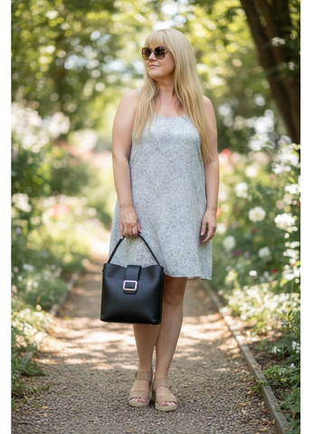 Сумка жіноча шкіряна чорна 2505-45 Karya (369163276)