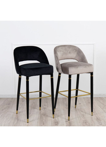 Стілець Фостер барний метал сидіння тканина 508x534x1016 бежевий Prestol (372178002)