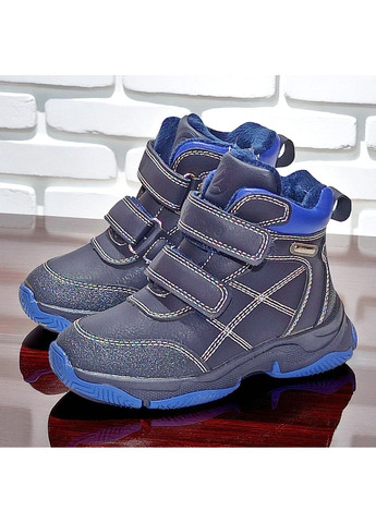 Зимові черевики на липучках для хлопчика на овчині Клібі Clibee (360406367)