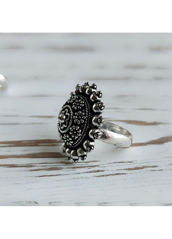 Етнічне індійське кільце з квітковим орнаментом No Brand (364202424)