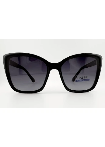 Жіночі Сонцезахисні Окуляри 5038 C2 Polarized, Чорні Котяче Око з Поляризацією CAI PAI (401917865)