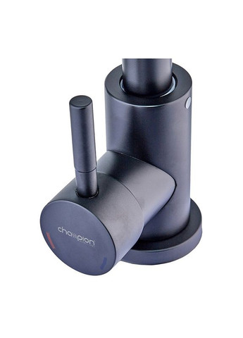 Смеситель для кухни SUS-011 Black (CH0344) из нержавеющей стали SUS304, черный, с поворотным изливом 180 мм Champion (334003227)
