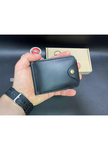 Шкіряний Гаманець Затиск Для Грошей з Монетницею Набір + Брелок Колір Шкіряний Гаманець No Brand (356508886)