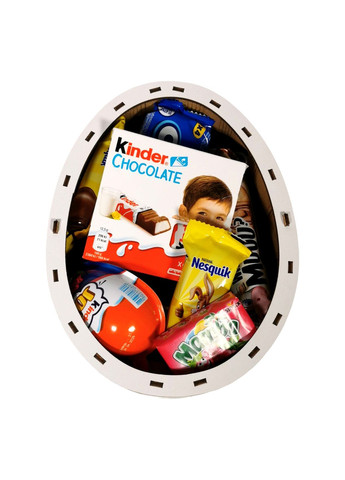 Подарок №51 "Киндер Сюрприз" 445г (20х16х8см) Унікальна цукерка (372656436)