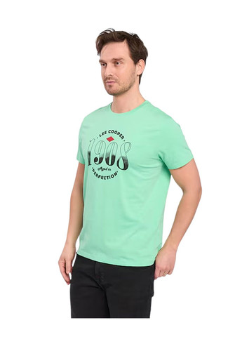 Зелена футболка чоловіча Lee Cooper