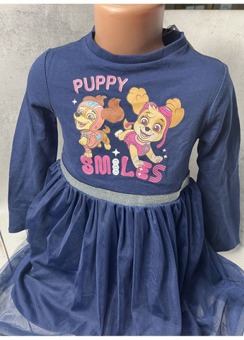 Тёмно-синее платье детское для девочки темно-синее (1241) Paw Patrol (373478046)