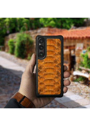 Накладка ExBacker Python Scales для Sony Xperia 1 V Коричневий (79952) Stenk (362376302)