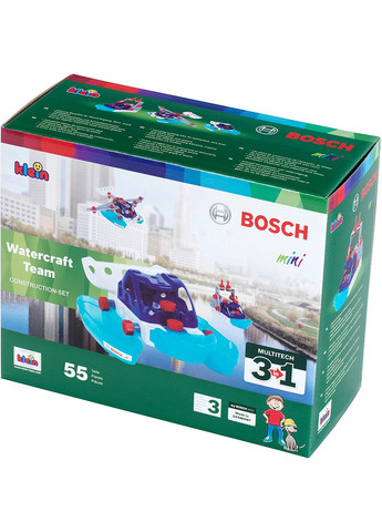 Набір для конструювання водного транспорту Bosch 3 in 1 Watercr, 55 деталей 8794 (9044) Klein (263434385)