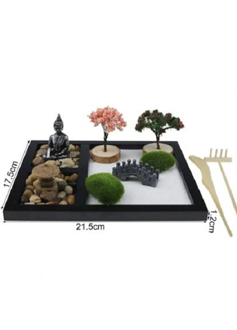 Настольный декор мини-сад садовый песочный стол дзен для медитации No Brand (278654747)