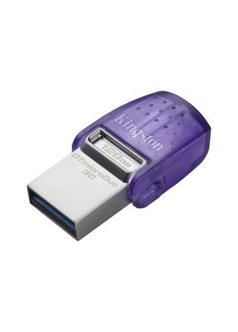 Накопичувач 128GB USB 3.2 Gen1 + TypeC DT microDuo 3C R200MB/s Kingston (314747321)
