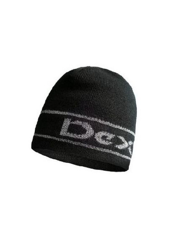 Шапка водонепроникна Beanie Reflective Logo чорна з лого L/XL 58-60 см DexShell (353504225)