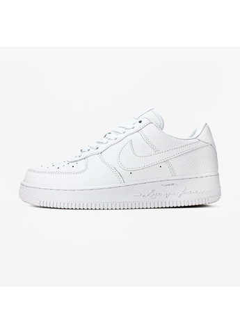 Білі Осінні кросівки чоловічі і жіночі nike air force x drace nocta white | найк еір форс білі No Brand