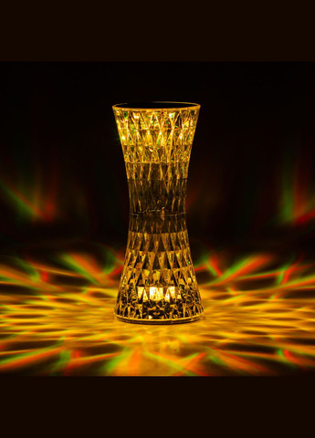 Світильник-нічник Crystal Rose із проекцією та пультом ДК, різні кольори No Brand (358649673)