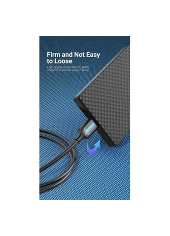 Дата кабель (COMBH) Vention USB 2.0 AM to Mini 5P 2.0m black (401162754)