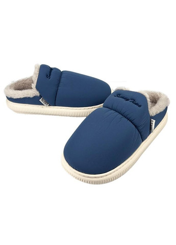 Тапочки домашні чоловічі закриті сині 15821-2 Sanlin (306556345)