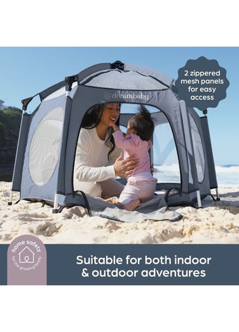 Манеж Adventure Blue/Grey (G9510) Dreambaby (351364897)