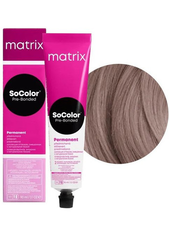 Стойкая кремкраска для волос SoColor Pre-Bonded 7A блондин пепельный, 90 мл. Matrix (292736129)