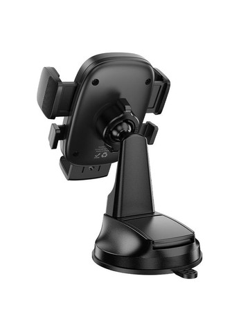 Холдер H76 Crown one-button car holder(center console) Black Hoco (359401694)