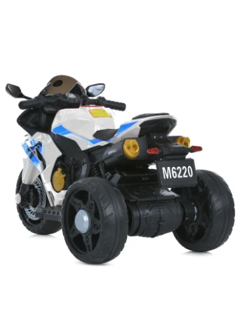 Детский электромотоцикл M 6220ELR-1 12V 2x35W с музыкой и EVA колесами Bambi Racer (385644584)