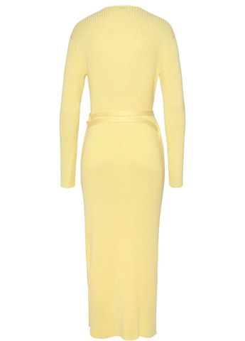 Жовтий сукня Lascana однотонна