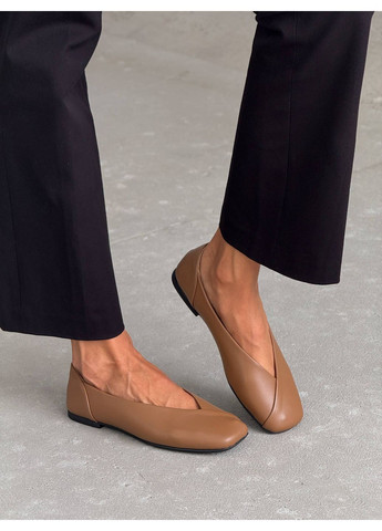 Женские балетки рыжие «орех» | рыжие (353601928)