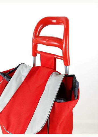 Хозяйственная сумка-тележка 30 л, до 40 кг, красная No Brand (316395432)