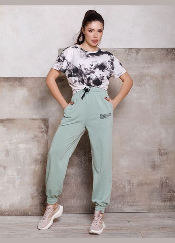 Спортивные штаны 12433 мятные ISSA PLUS (301035883)