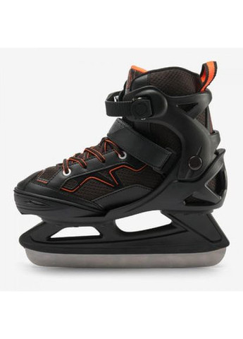 Детские Ледовые Раздвижные Коньки Размер 32-25 FIT100 Черный Oxelo (363823352)