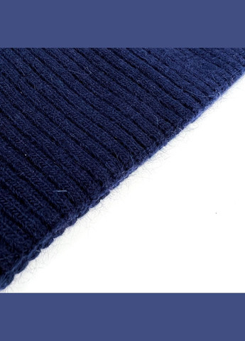 Шапка бини мужская шерсть синяя MASON 279-315 LuckyLOOK 279-315m (289360387)